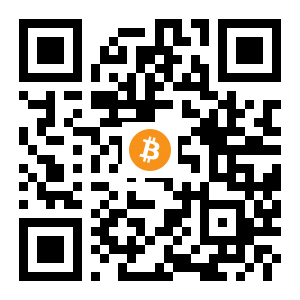 bitcoin:15PU7B8GEhShaDvBqiQ343xEXHeQk69y2D black Bitcoin QR code