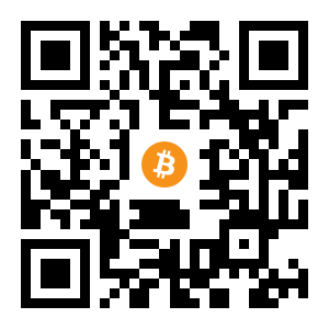 bitcoin:15PaXUWyVnJA8aCscg3QKSvGHQCEpDawxW black Bitcoin QR code