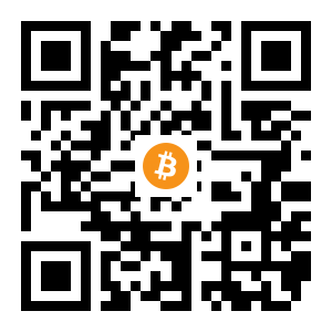 bitcoin:15PgwpXoTbUcnjaet4CfyVm2HPG2QrsHqc black Bitcoin QR code