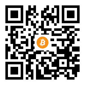 bitcoin:15RChgEaEa8V6SBcn7iCoauvi3pAGFntJ8 black Bitcoin QR code