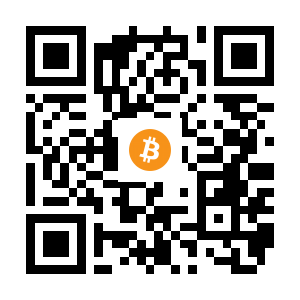 bitcoin:15RXWNgMEELL1aR6p8TLemGHJq3yfK82cM black Bitcoin QR code