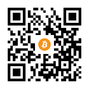 bitcoin:15RcQo2BeGMvvxpwjc2BZCQE4j7ztBQHcG black Bitcoin QR code
