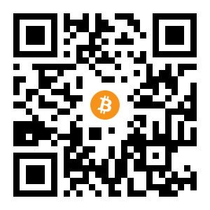 bitcoin:15S4yRFegQM5hAagUMn9X6Hy6xKt1b8mM5 black Bitcoin QR code