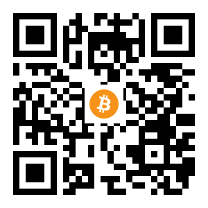 bitcoin:15S6VKT89LA75DZojnXjszmzTKN3jebsYG black Bitcoin QR code