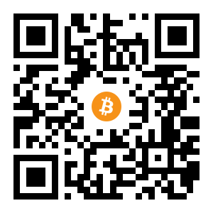 bitcoin:15SGg7PpcJ7bMhENw4gc3Qp4LT6c5uLGza black Bitcoin QR code