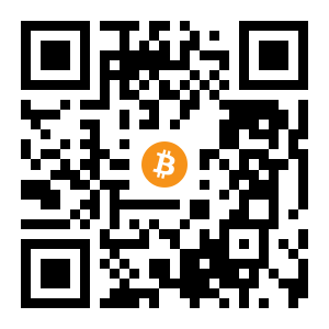 bitcoin:15ShrddFXx9Mk9vvrn5GmbS7GWTjEeRPNH black Bitcoin QR code