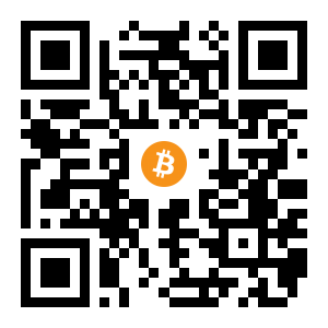 bitcoin:15Sosv1Gmk7Qss1JgGHYR3dEAtpqgoC61D black Bitcoin QR code
