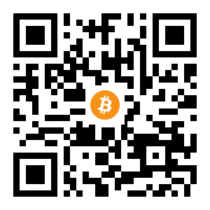 bitcoin:15T2F1W9FsKxPYgb7mpmrFQLh7EVG99eLy black Bitcoin QR code