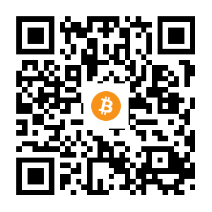 bitcoin:15URsTiy1ksoMMV7DuEi9hvSqHgqobAtKa black Bitcoin QR code