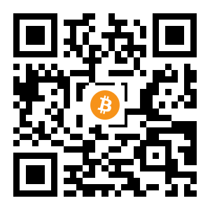 bitcoin:15WE9kvP6qWc1FNBFRPKmpBRgCFixsRcH6 black Bitcoin QR code