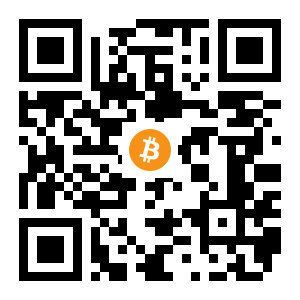 bitcoin:15WdyWuum9LDWpTUCsL1Njwe8zEhcTHL1r black Bitcoin QR code