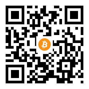 bitcoin:15XEeBVetcKqXsB3PcSECwYUyLKzBvRzUX black Bitcoin QR code