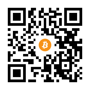 bitcoin:15XeFqTekdAnsVZ2zqn8arGDvCaa3uc1oE black Bitcoin QR code