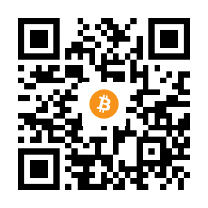 bitcoin:15XpDzBuksigJ8wPfmYLrpYb3aPPc7zCxd black Bitcoin QR code
