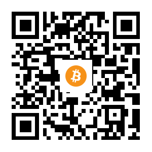 bitcoin:15XphdDHPspnL1fh57ZnE9KkmzMoNu8hkP black Bitcoin QR code