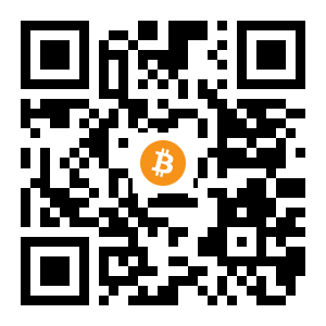 bitcoin:15Y5FpcfcgsrGde3w3fB8QfoQmMUxB1myP black Bitcoin QR code