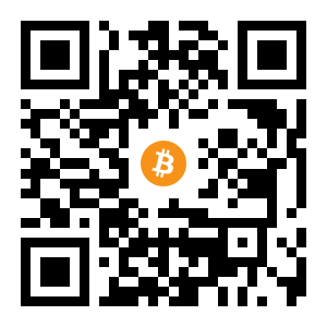bitcoin:15Y7NikvdpULpMhnJ4C5tzBAvS4BAm14qo black Bitcoin QR code