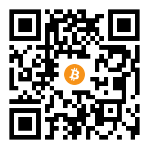 bitcoin:15YEfnK5PpBWkBuNPYYFTeXLXRtyqsC9DH black Bitcoin QR code