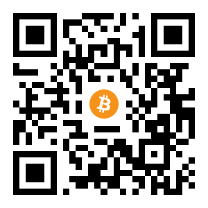 bitcoin:15Z4ykrsLA7PiLWSZS7jmkL8x4UVCFsQpq black Bitcoin QR code
