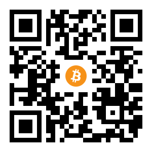 bitcoin:15ZT6NBhpwcXa98GRfPEv9YAt2MiFYFXbS black Bitcoin QR code