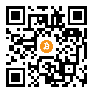 bitcoin:15a62CH1MbtK7YWAU3gYT4unfw1NDaJov4 black Bitcoin QR code