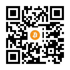 bitcoin:15aKbxrQCJDEemv8LBeqE5mX6JikdporrZ black Bitcoin QR code