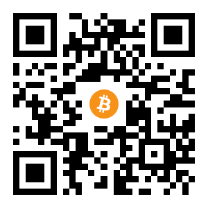 bitcoin:15aQZhNuT2E1jsQRUc7W8668tCRpCUtQBk black Bitcoin QR code