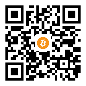 bitcoin:15anvKGdYP68HJR4dqthghixvEueGV66G1 black Bitcoin QR code