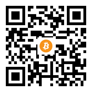 bitcoin:15bJcQSzr61KfAGLD92orMTd24yvNW1fkX black Bitcoin QR code