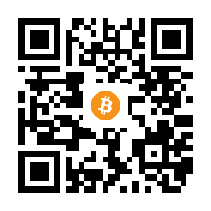 bitcoin:15cAJ7RdR8XdvoCSsbWTmitV3FYv5NcZUa black Bitcoin QR code