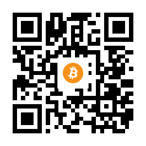 bitcoin:15dGU878umQUfbNPo3a6SBBWwfQwVUksPs black Bitcoin QR code