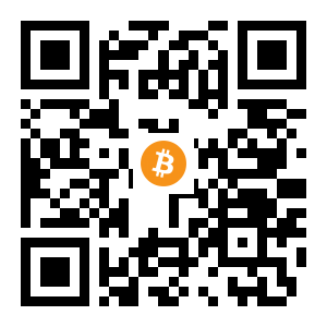 bitcoin:15dykbWJm7e79KnUcc8o7LN2BHkVdJ51uh black Bitcoin QR code