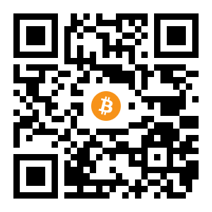 bitcoin:15eiEa8gvTpMX3i2JSGhVibYFySontryF2 black Bitcoin QR code