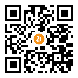 bitcoin:15epydJtSjYRxMe3c2LpG6k9S159TV22hs black Bitcoin QR code