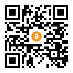bitcoin:15fTgN11Pjnq8Ta7fydsuJn1MkYhdW8iVs black Bitcoin QR code