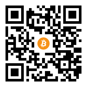 bitcoin:15fxnMg6Riok6mJXbjZiW1HkPyoW28jFXS black Bitcoin QR code