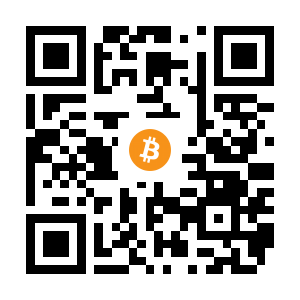 bitcoin:15g94kbNH2v5WPQMWTthkZBp37aSZTeq2U black Bitcoin QR code