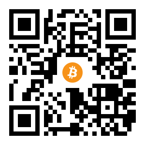 bitcoin:15gmDGwwsbjNxhBnKntYX7uZbVmBQN265w black Bitcoin QR code