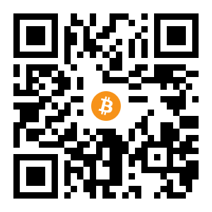 bitcoin:15hmyTTWP1pc9LYAFmPxDcUTBe4hAb4Tgk black Bitcoin QR code