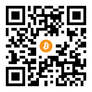 bitcoin:15hvzT5AMTLCNmt2nMkCLgJErQGPVdA9xR black Bitcoin QR code