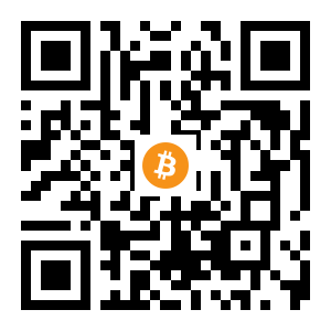 bitcoin:15k7pifPQf6hQ4VRyKTErBWRPYLEzqjqJm black Bitcoin QR code