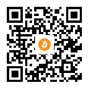 bitcoin:15kbEV4XJRtHkgZw6Xo6H4qsKkzsnJBA6B black Bitcoin QR code
