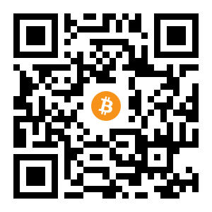 bitcoin:15mJues9WZ1WF8gLXZKMByM6Eh7zbQujH9 black Bitcoin QR code