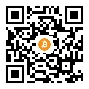bitcoin:15mi9HmGsb8q1Z5uUvejx22jUddTp2PbcF black Bitcoin QR code