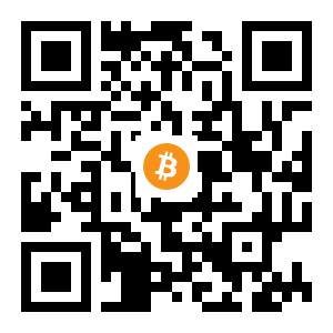 bitcoin:15mykXvEVK5d4fjknmL2yyowHAnbUnaiiK black Bitcoin QR code