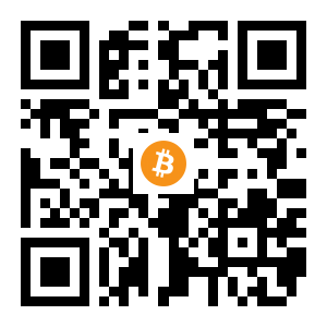 bitcoin:15n433HYJugvgDHu17xrnSV2qVmTRGHsBB black Bitcoin QR code