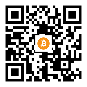 bitcoin:15nF9dSvXVxz6iFdkPJFqMHuphzS9fE4ds black Bitcoin QR code