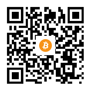 bitcoin:15ohTGJZTALaFZUk3BW9s3zEf8CS38dKqs black Bitcoin QR code