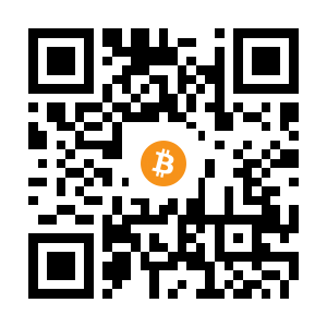 bitcoin:15oqFk1BSD2RQ7Pz1aSa1o1bKrZG1tMdPG black Bitcoin QR code