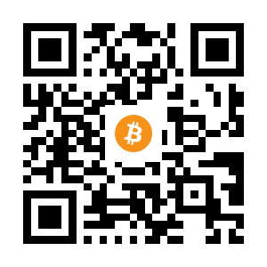 bitcoin:15p6QUXfTxVmBdp9LkVGkbXPi7EKe8b5eQ black Bitcoin QR code